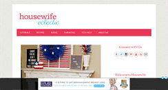 Desktop Screenshot of housewifeeclectic.com